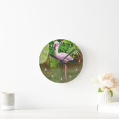 Roze Flamingo bij het meer Ronde Klok (Huis)