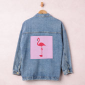 Roze Flamingo Bird-64305 Denim Jacket (Hangar)