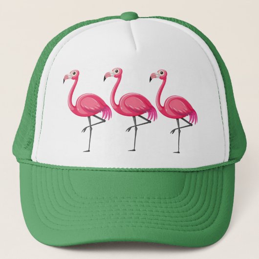 Roze Flamingo Bird-89686 Trucker Pet (Voorkant)