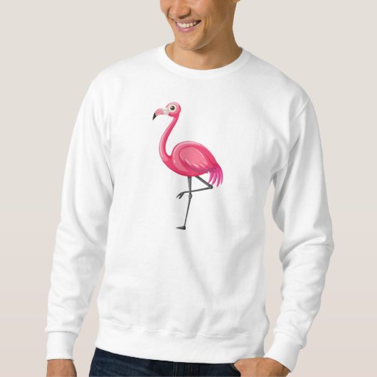 Roze Flamingo Bird-89686 Trui (Voorkant)