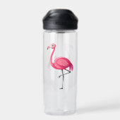 Roze Flamingo Bird-89686 Waterfles (Achterkant)