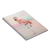 Roze Flamingo Bird Journal Notitieboek (Rechterzijde)