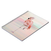 Roze Flamingo Bird Journal Notitieboek (Linkerzijde)