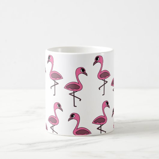 Roze Flamingo Bird Koffiemok (Center)