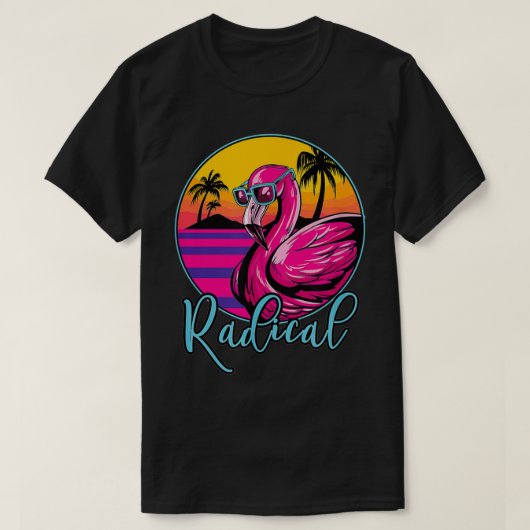 Roze Flamingo Bird T-shirt (Design voorkant)