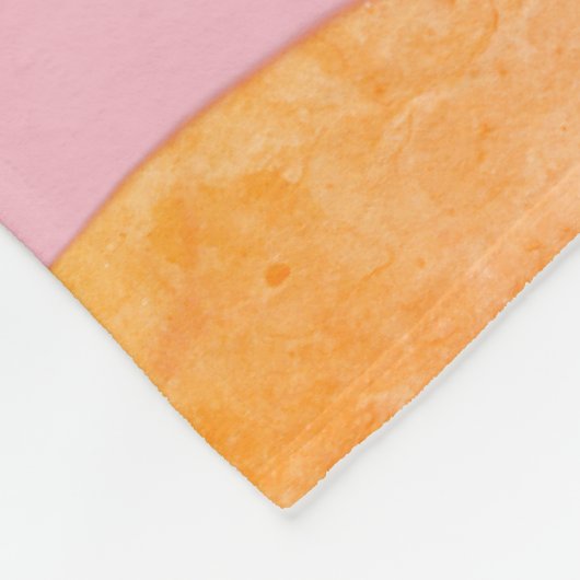 Roze Flamingo Birds Fleece Blanket (Hoek)