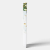 Roze Flamingo Bloem,Gouden Confetti Palmblad Case-Mate iPhone Case (Achterkant / Rechts)