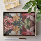Roze Flamingo & Bloemen Decoupage Tissuepapier (Geschenk)