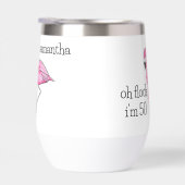 Roze Flamingo Boa Oh Flock Ik ben 50 Verjaardag Na (Rechts)