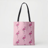 Roze Flamingo Boodschappentas Cadeau Tote Bag (Voorkant)
