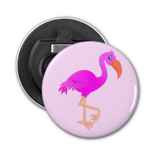 Roze Flamingo Bottle Opener