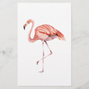 Roze Flamingo Briefpapier