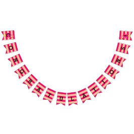 Roze flamingo Bunting Banner