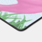 roze flamingo bureaumat (Hoek)