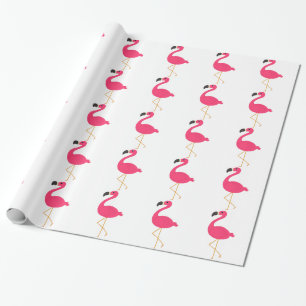 Roze Flamingo Cadeaupapier
