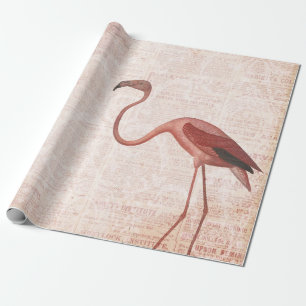 roze flamingo cadeaupapier