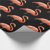 "Roze flamingo" Cadeaupapier (Hoek)