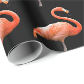"Roze flamingo" Cadeaupapier (Rol Hoek)