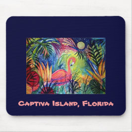 Roze Flamingo - Captiva Eiland, Florida Muismat