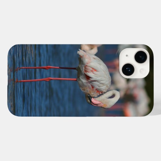 Roze flamingo Case-Mate iPhone case (Achterkant (horizontaal))
