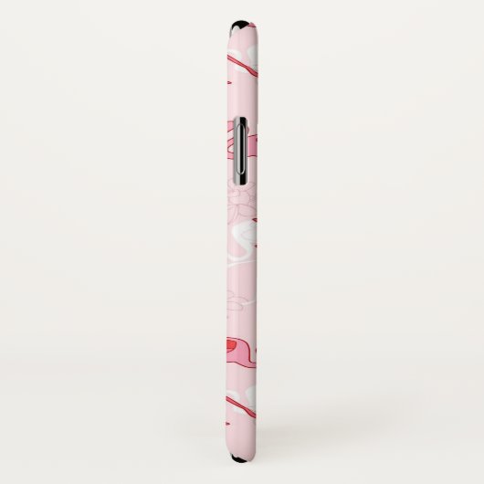 Roze flamingo Case-Mate iPhone case (Achterkant / rechts)