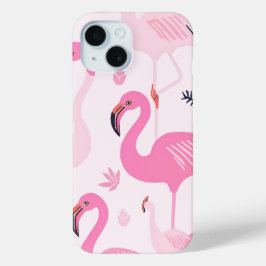 Roze Flamingo iPhone 15 Case