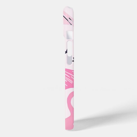 Roze Flamingo Case-Mate iPhone Case (Achterkant / Links)