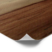 Roze Flamingo Celebrate Party Whimsical Bird Poster (Hoek)