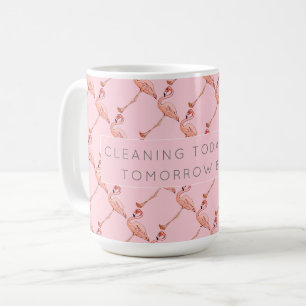 Roze Flamingo Cleanmation Coffee Tea Mok