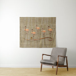 Roze Flamingo Cloud Tapestry Wandkleed