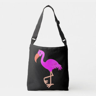 Roze Flamingo Crossbody Bag Custom Colours Crossbody Tas