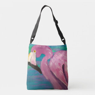 Roze Flamingo Crossbody Tas