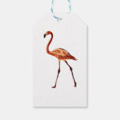 Roze Flamingo Custom Gift Labels Cadeaulabel (Achterkant)