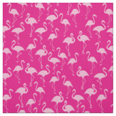 Roze Flamingo Cute Tropical Print Fabric Stof (Swatch)