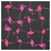 Roze Flamingo Cute Tropical Print Fabric Stof (Swatch)