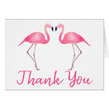 Roze Flamingo Dank u Tropisch huwelijksstrand