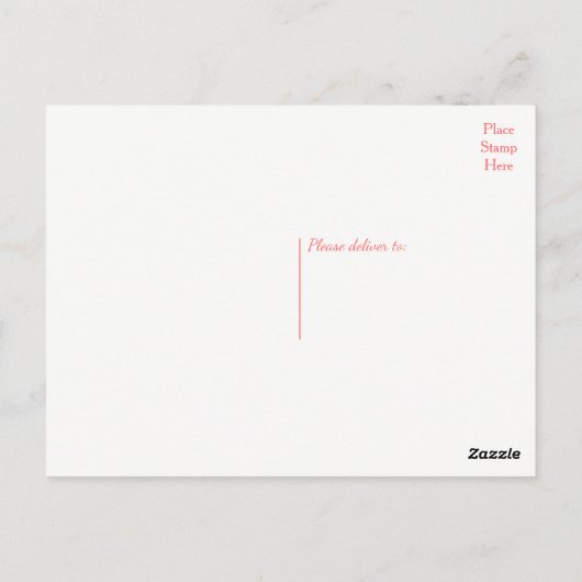 Roze Flamingo Dank u Tropische Bruiloft Liefde Briefkaart (Achterkant)