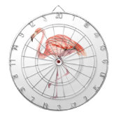 Roze Flamingo Dartbord (Voorkant)