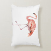 Roze Flamingo Decoratief Kussen (Voorkant(Verticaal))