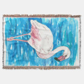 Roze flamingo deken (Voorkant)