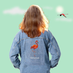 Roze Flamingo Denim Jacket
