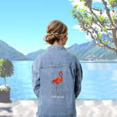 Roze Flamingo Denim Jacket
