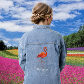 Roze Flamingo Denim Jacket