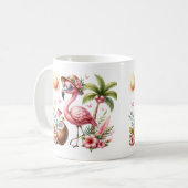 Roze Flamingo Design Koffiemok (Voorkant links)