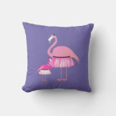 Roze Flamingo Design - Sierkussen (Voorkant)