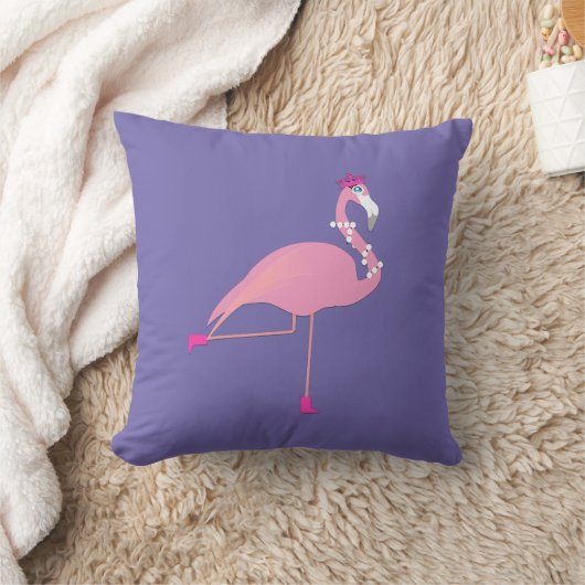 Roze Flamingo Design - Sierkussen (Deken)