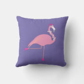 Roze Flamingo Design - Sierkussen (Achterkant)