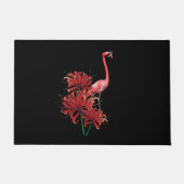 Roze Flamingo Deurmat (Voorkant)