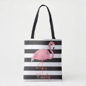 Roze flamingo diaper tas (Voorkant)