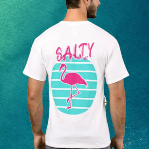 Roze Flamingo door Salty AF T-shirt